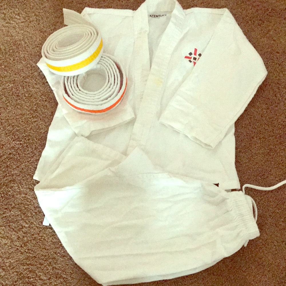 Kids Karate suit with 2 belts